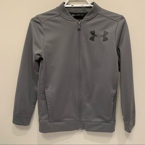 Under Armour Gray Youth Kids Sweatshirt Medium YMD